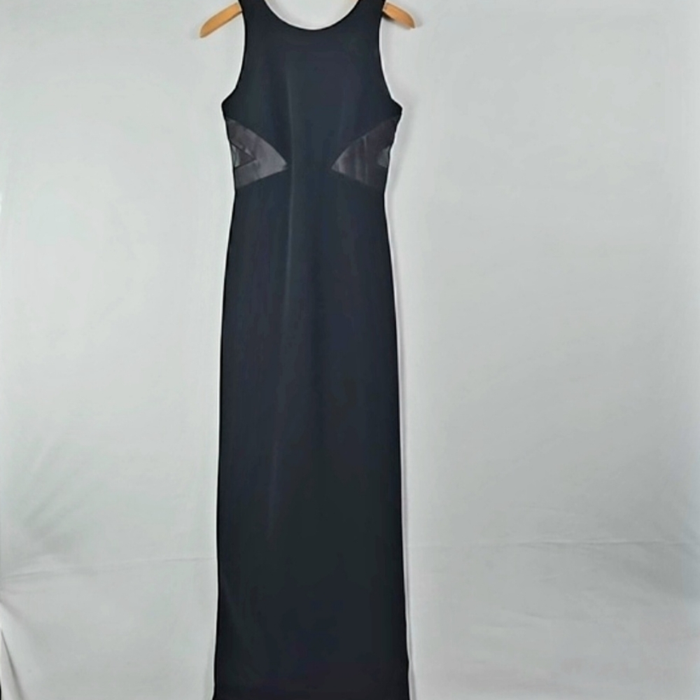 Late Edition Womens Ladies Black Sleeveless Party Cocktail Maxi Dress Size 8 EUC